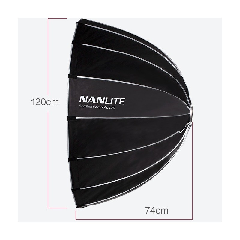 NanLite Para 120 Softbox (Dôme pour COB / FORZA) - Location - Soscine NanLite Para 120 Softbox (Dôme pour COB / FORZA) - Location - Soscine